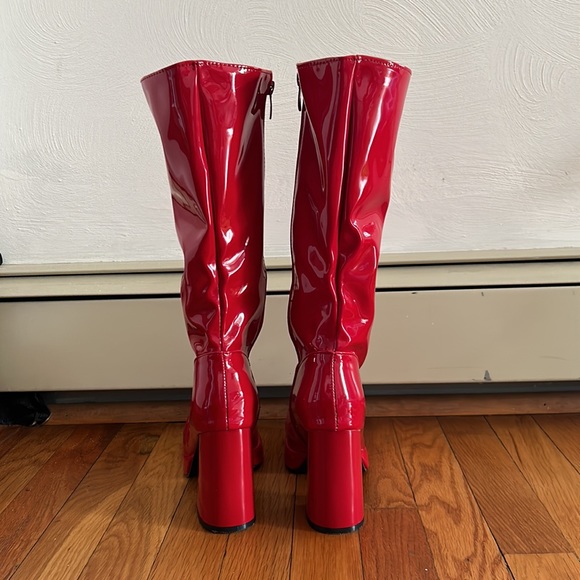 Amazon Shoes Red Gogo Boots Poshmark